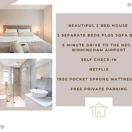 Marston Green Stunning Abode 5 Min From Nec & Bhx, Pets Allowed מראה חיצוני תמונה